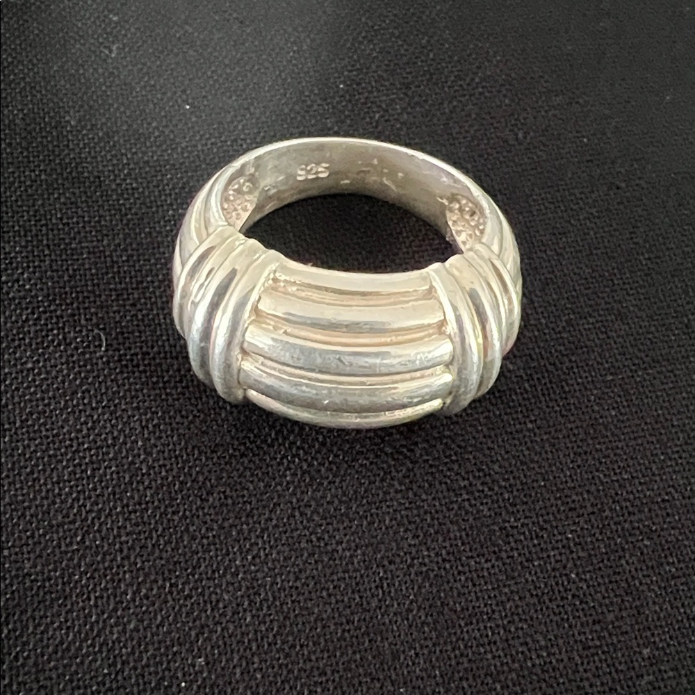 Vintage Silver Textured Ring